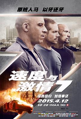 速度与激情7（国语版）封面图